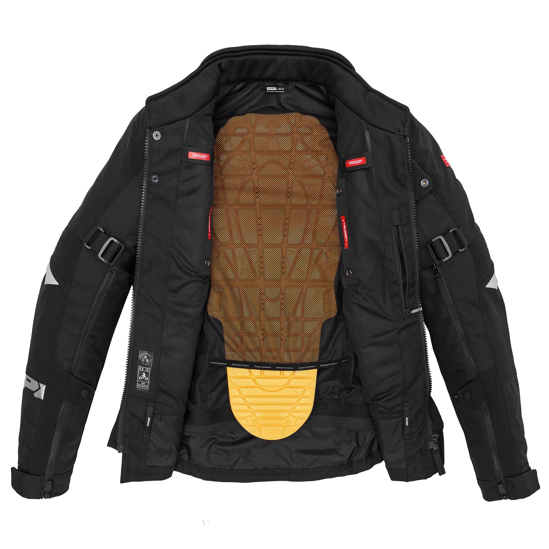 Spidi H2Out Allroad Giacca Tessile Motociclistica – Nero/Grigio/Rosso, Lunga, Con Cerniera - 5